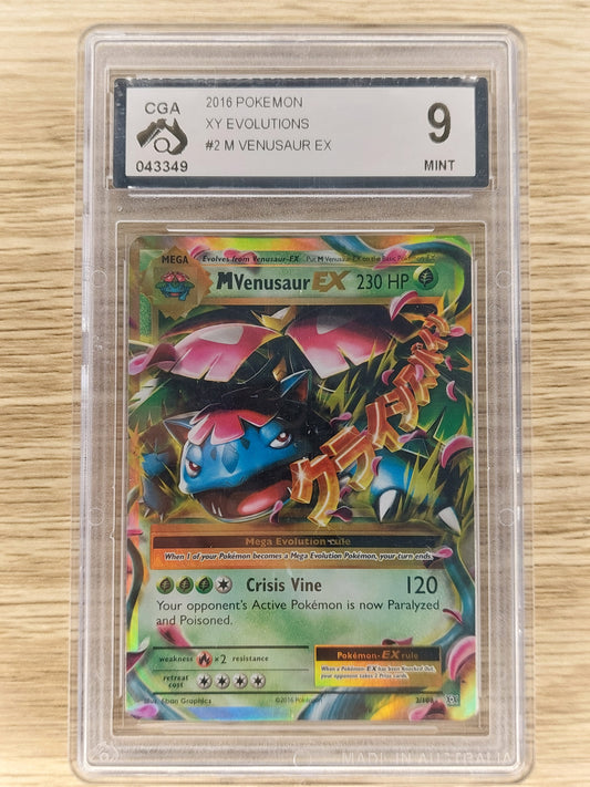 2016 Pokemon XY Evolutions 2/108 M Venusaur EX CGA 9