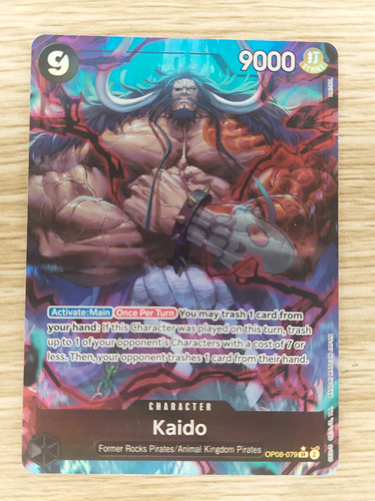 Kaido OP08-079 Alt Art Parallel SR Two Legends ONE PIECE NM English