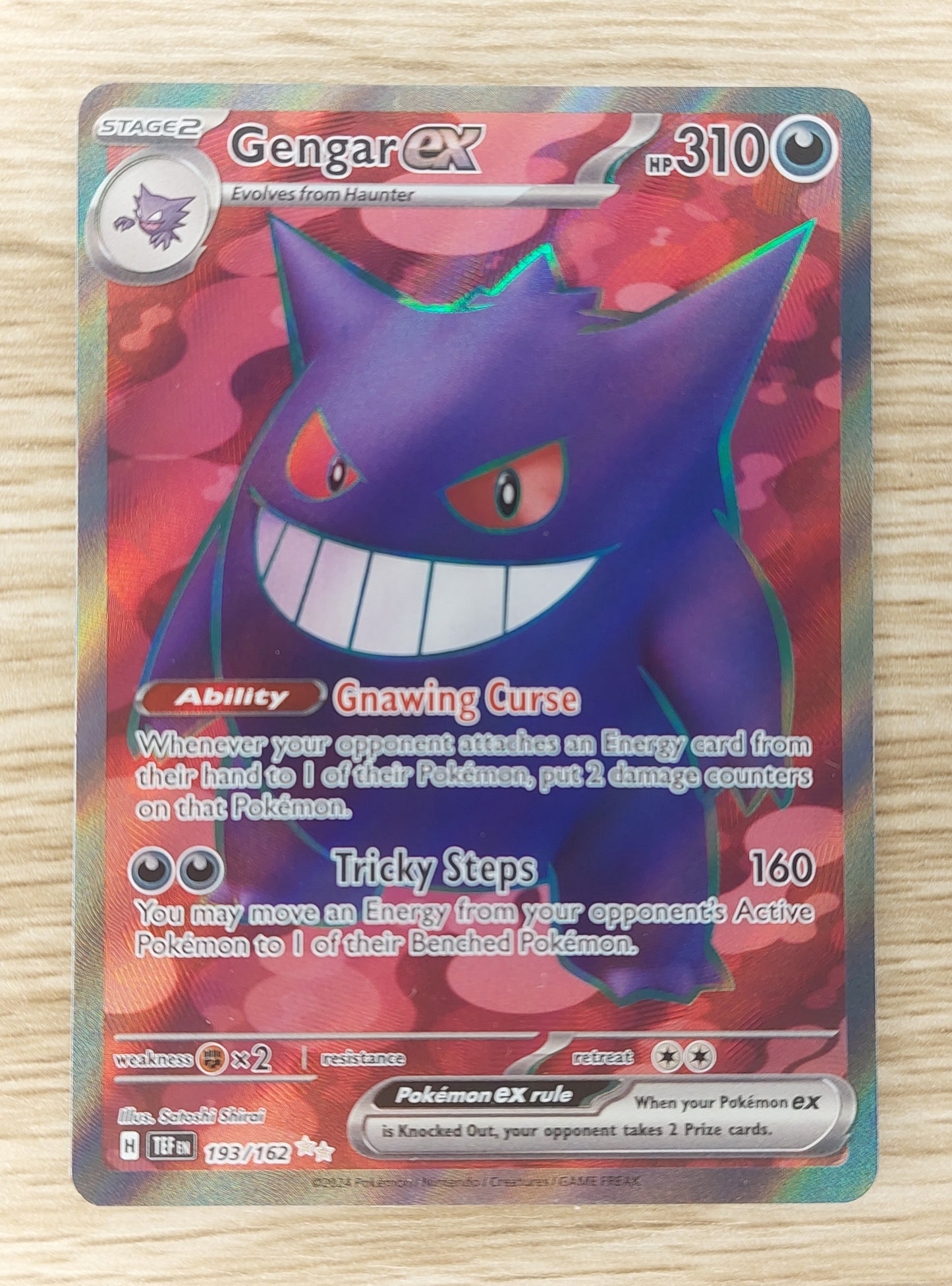 Pokemon TCG: Temporal Forces - Gengar ex (193/162)