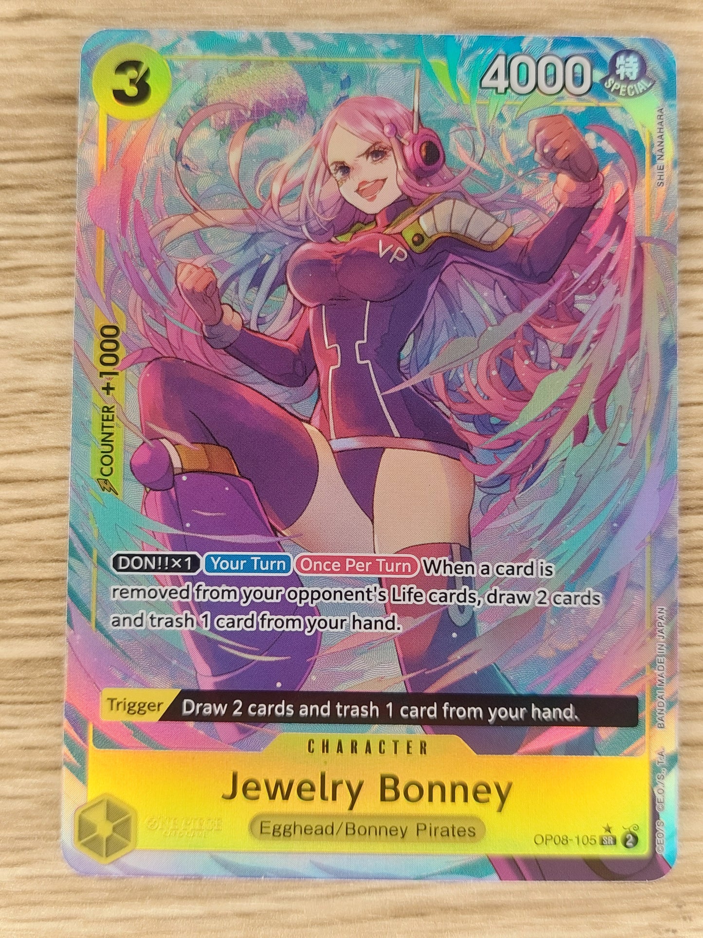 One-Piece Two Legends OP-08 105 SR Alt Jewelry Bonney