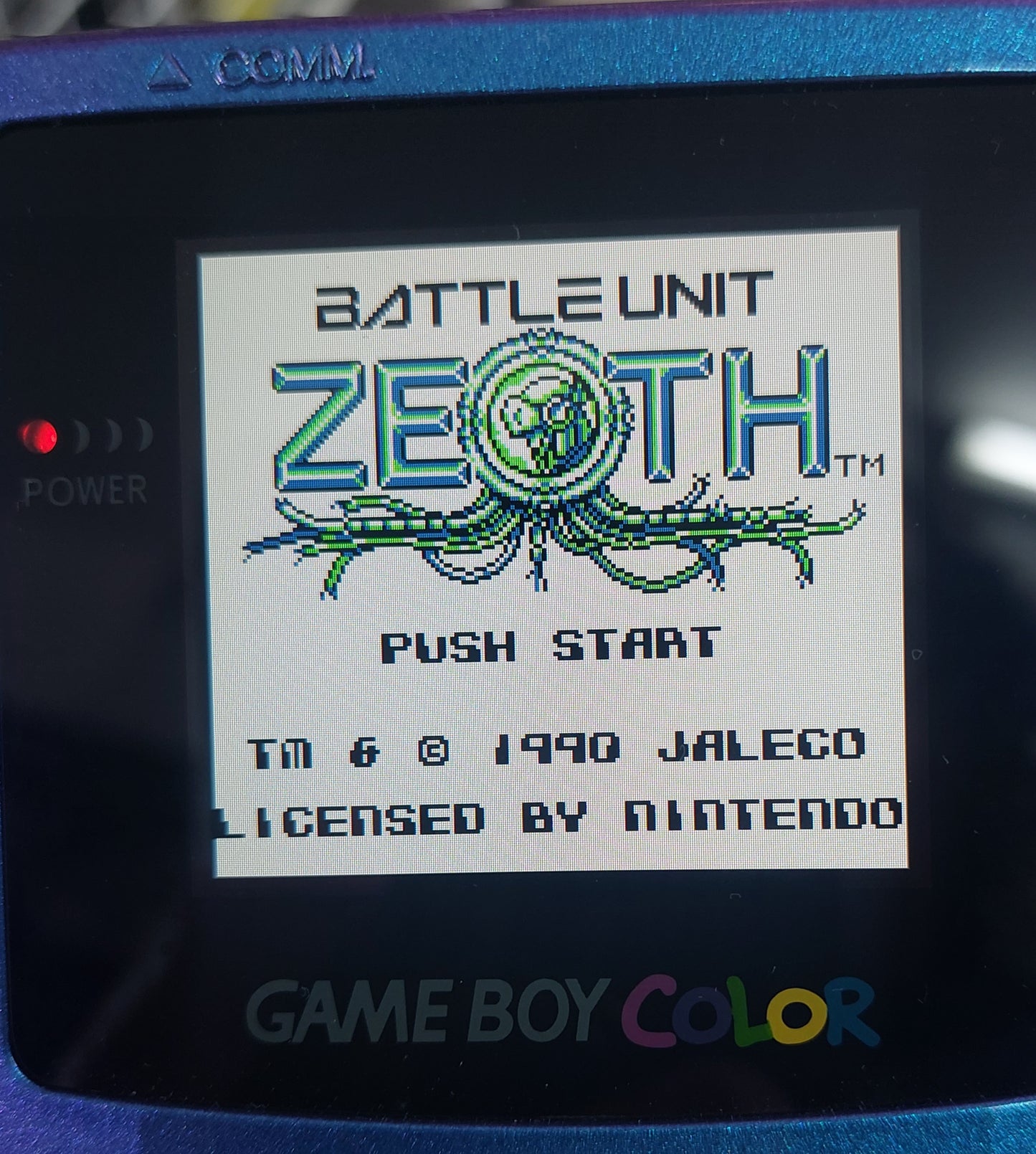 Nintendo Gameboy Original Battle Unit Zeoth USA Cart Cleaned and Tested Region Free