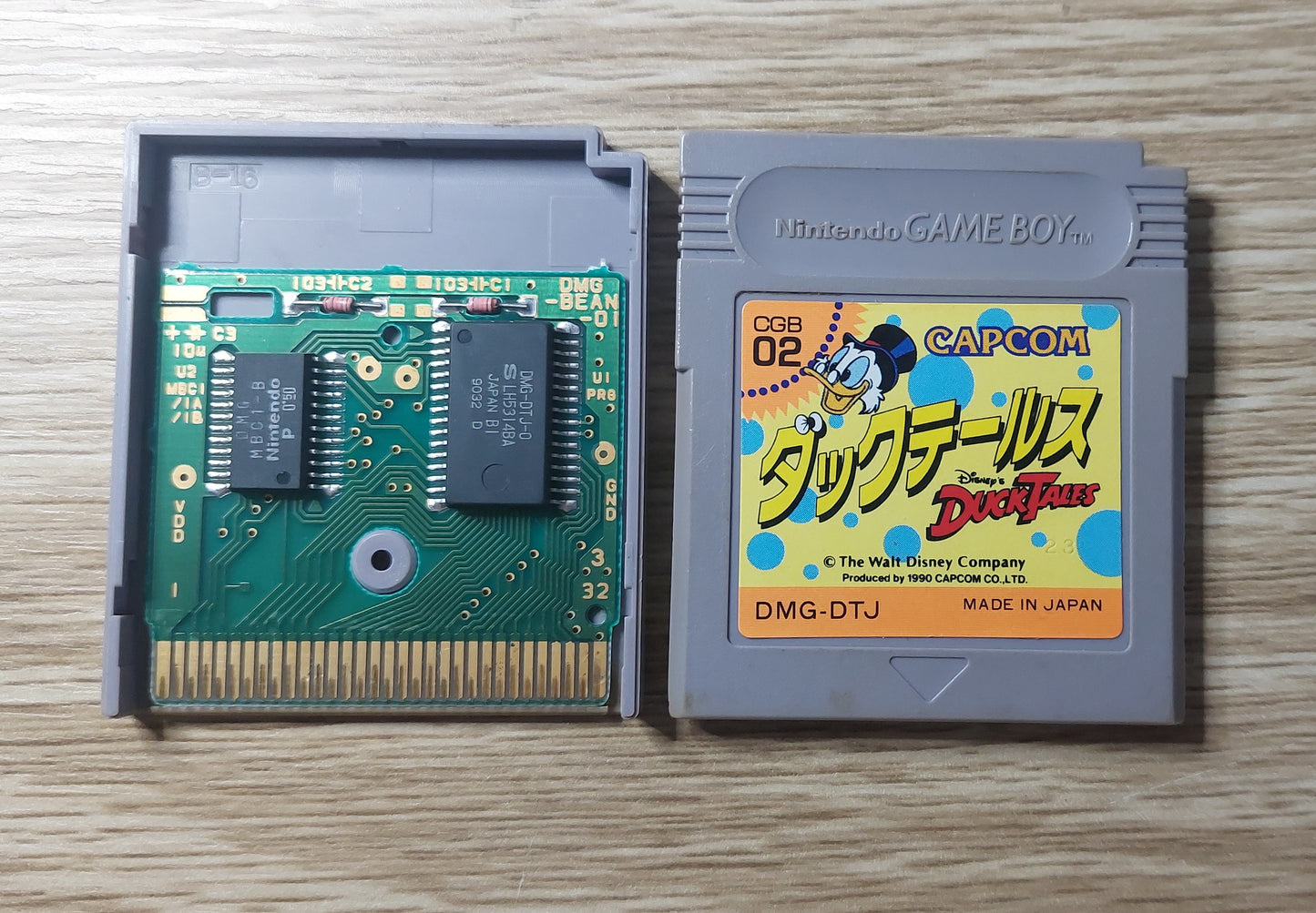 1990 Nintendo Gameboy DMG-DTJ Japanese Capcom Duck Tales Tested & Cleaned