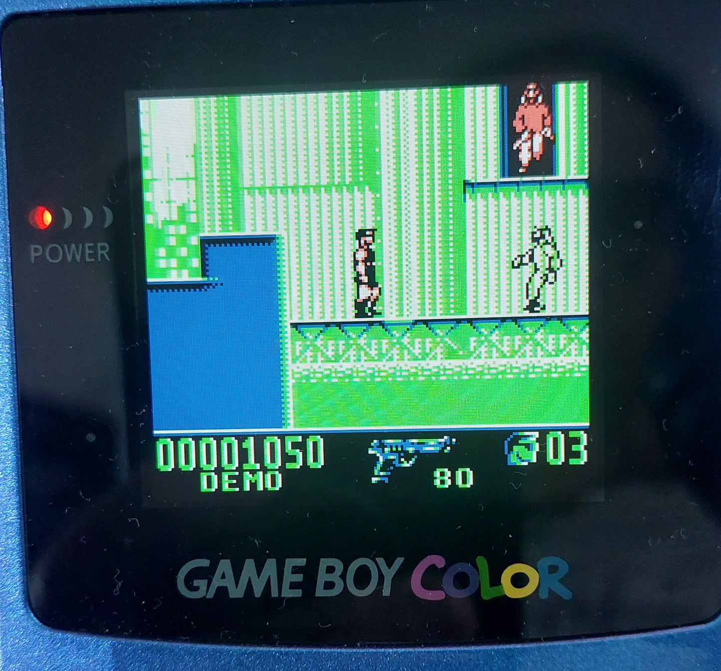 Gameboy Original Ocean Navy Seals,Tested and Cleaned