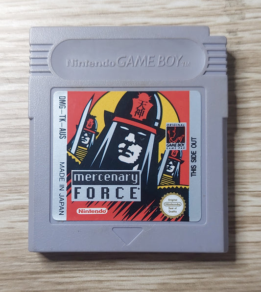 Gameboy Original Nintendo Mercenary Force DMG-TK-AUS Cart Tested and Cleaned