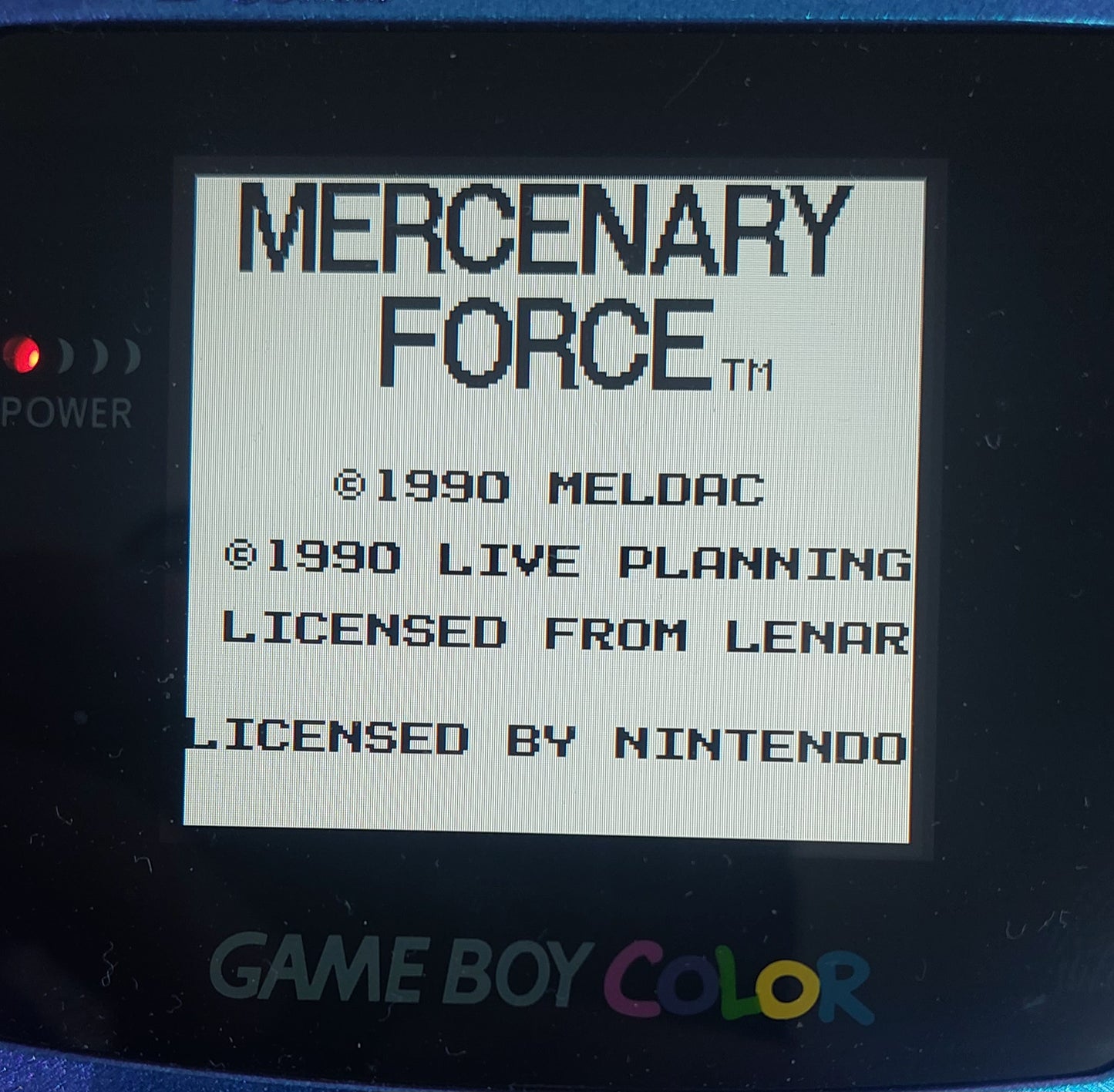 Gameboy Original Nintendo Mercenary Force DMG-TK-AUS Cart Tested and Cleaned