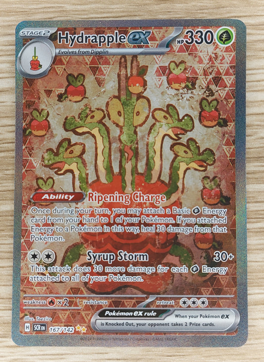 Pokemon - Hydrapple ex 167/142 Stellar Crown SIR Special Illustration Rare