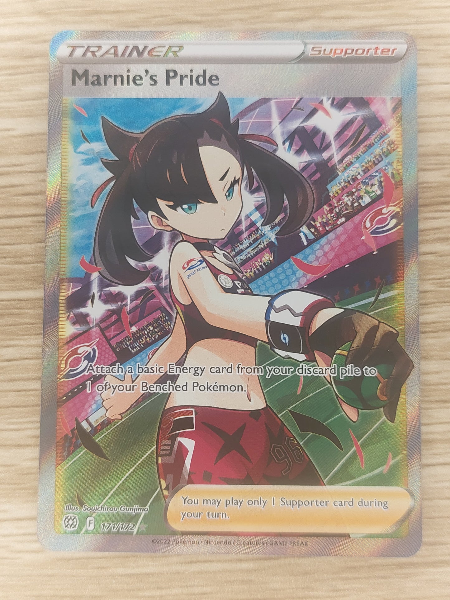 Marnie's Pride (Full Art) 171/172 Ultra Rare Brilliant Stars Pokemon TCG