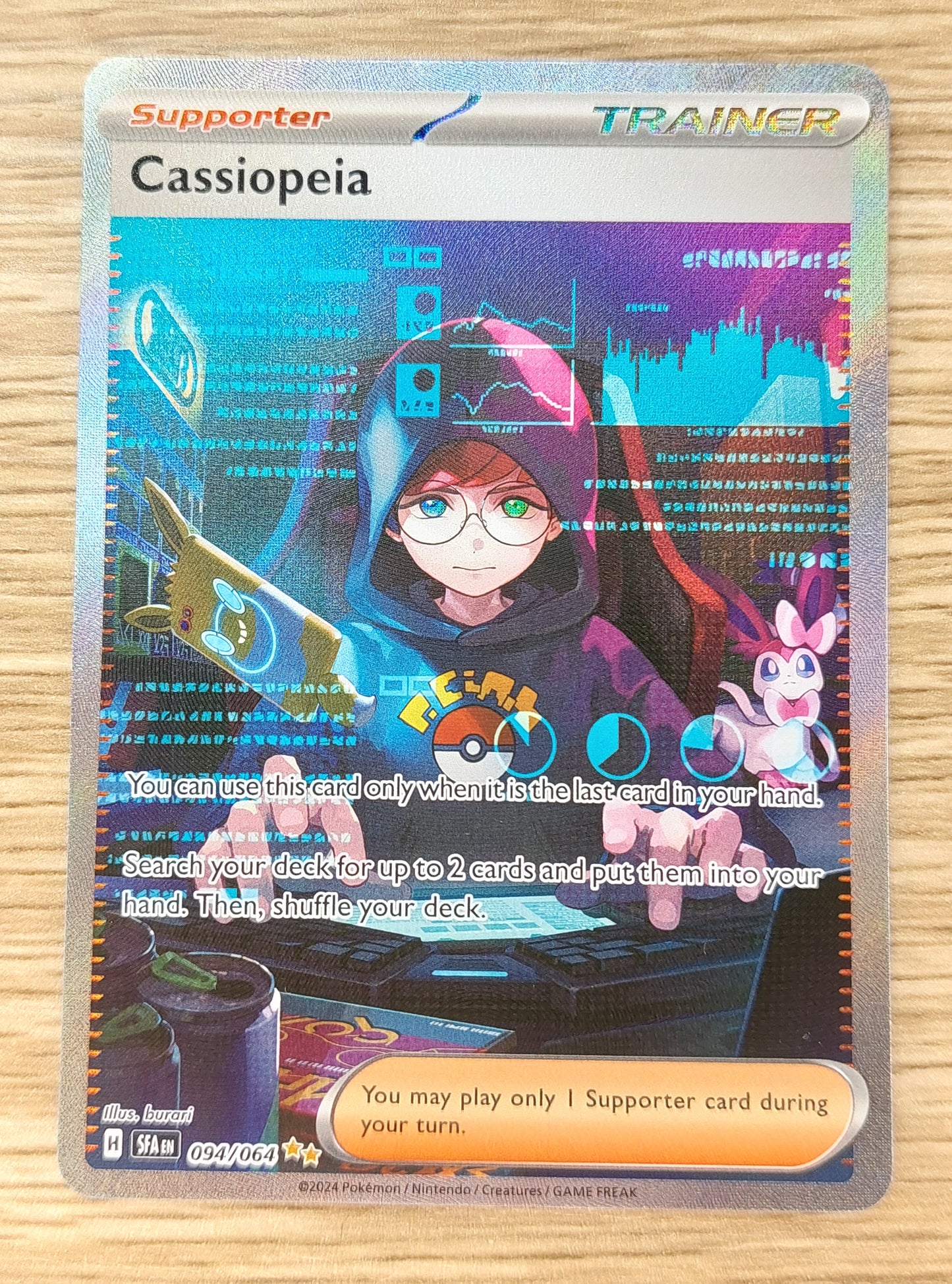 Cassiopeia 094/064 Special Illustration Rare Shrouded Fable - Pokemon TCG