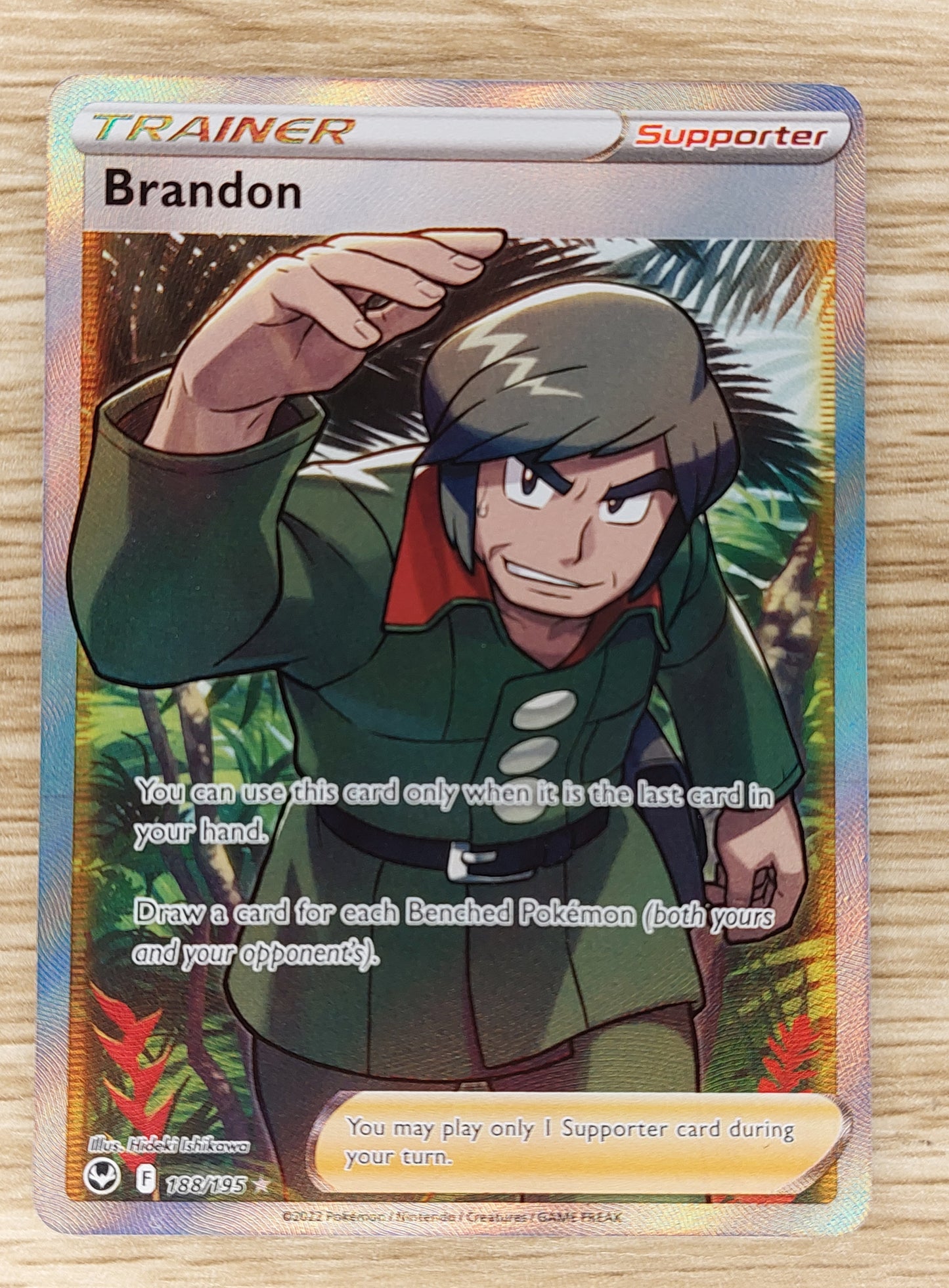 Pokemon - Brandon - 188/195 - Silver Tempest - Full Art