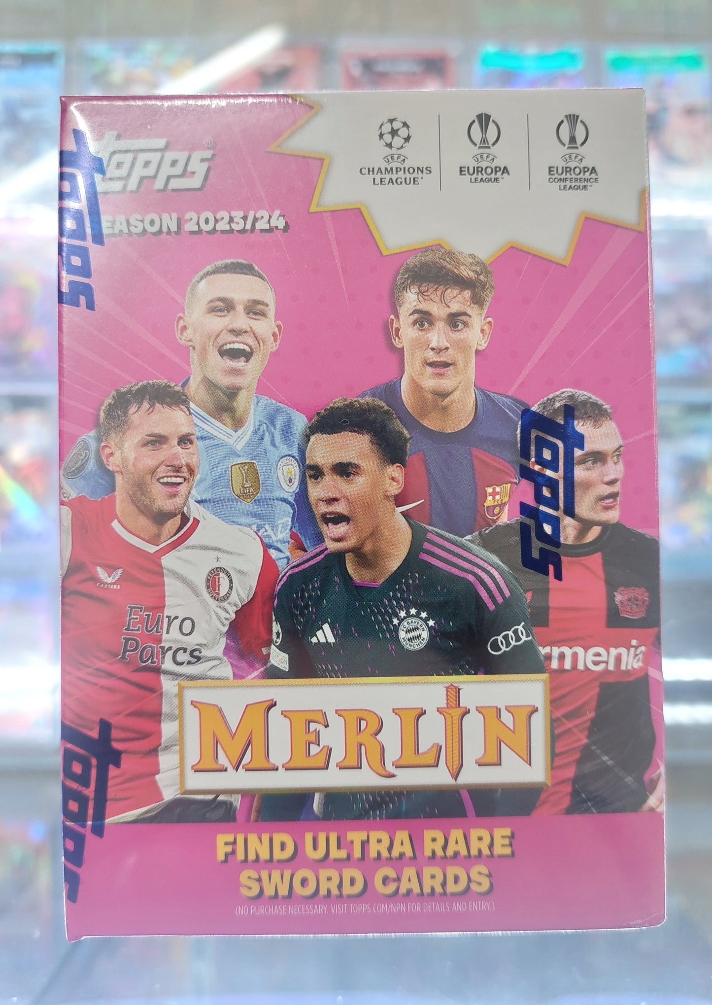 Topps 2023-24 Merlin Soccer UEFA Club Competitions Value Box