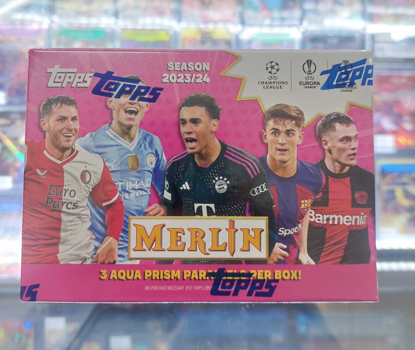 Topps 2023-24 Merlin Soccer UEFA Club Competitions Value Box