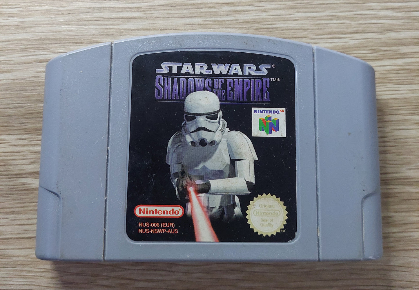 Nintendo N64 Star Wars Shadows of the Empire Cleaned,Tested AUS PAL CART