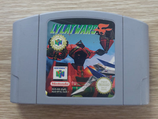 Nintendo N64 1997 LYLATWARS(Starfox 64)AUS PAL CART. Tested and Cleaned