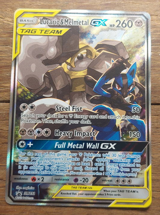 Lucario & Melmetal GX #SM192 Pokemon Tag Team Promo