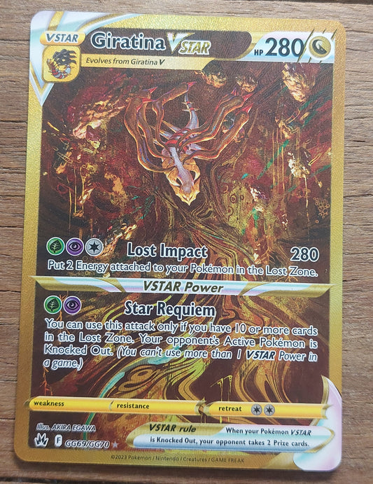 Giratina VSTAR GG69/GG70 SWSH Crown Zenith Pokemon [NM]