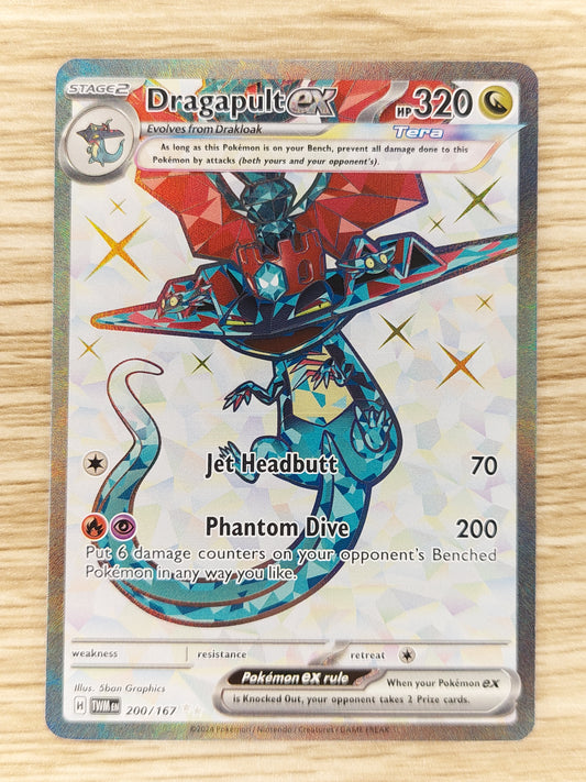 2024 Pokemon Twilight Masquerade 200/167 Dragapult EX Full Art