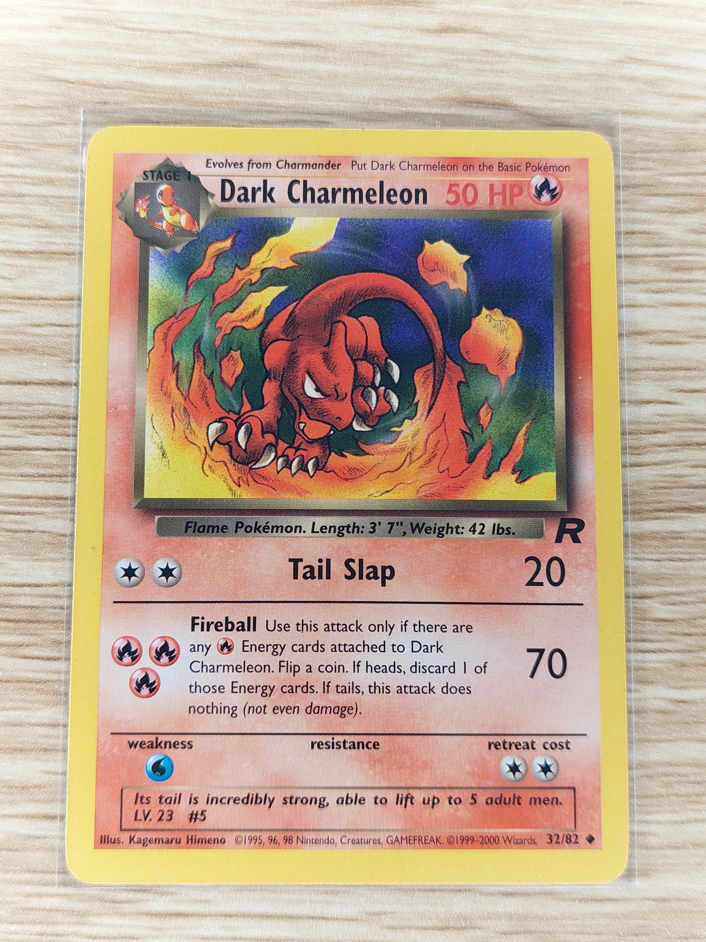 1999 Pokemon Dark Charmeleon Team Rocket 32/82