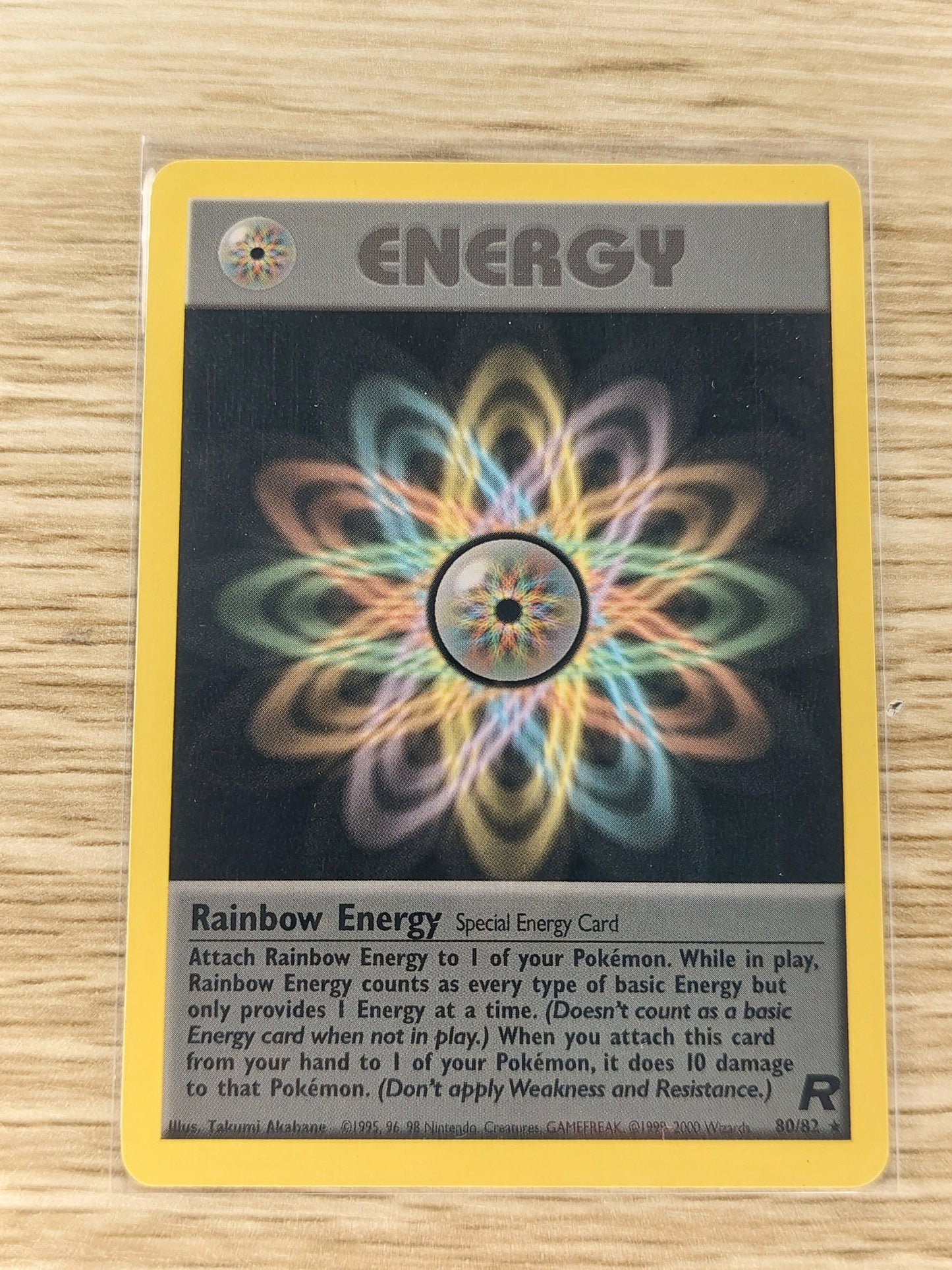 1999 Pokemon Rainbow Energy Non-Holo Team Rocket 80/82