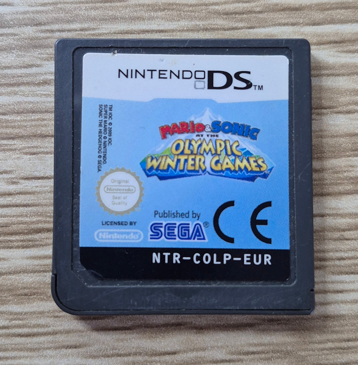 Nintendo DS Mario & Sonic at the Winter Olympics EUR Cart Tested