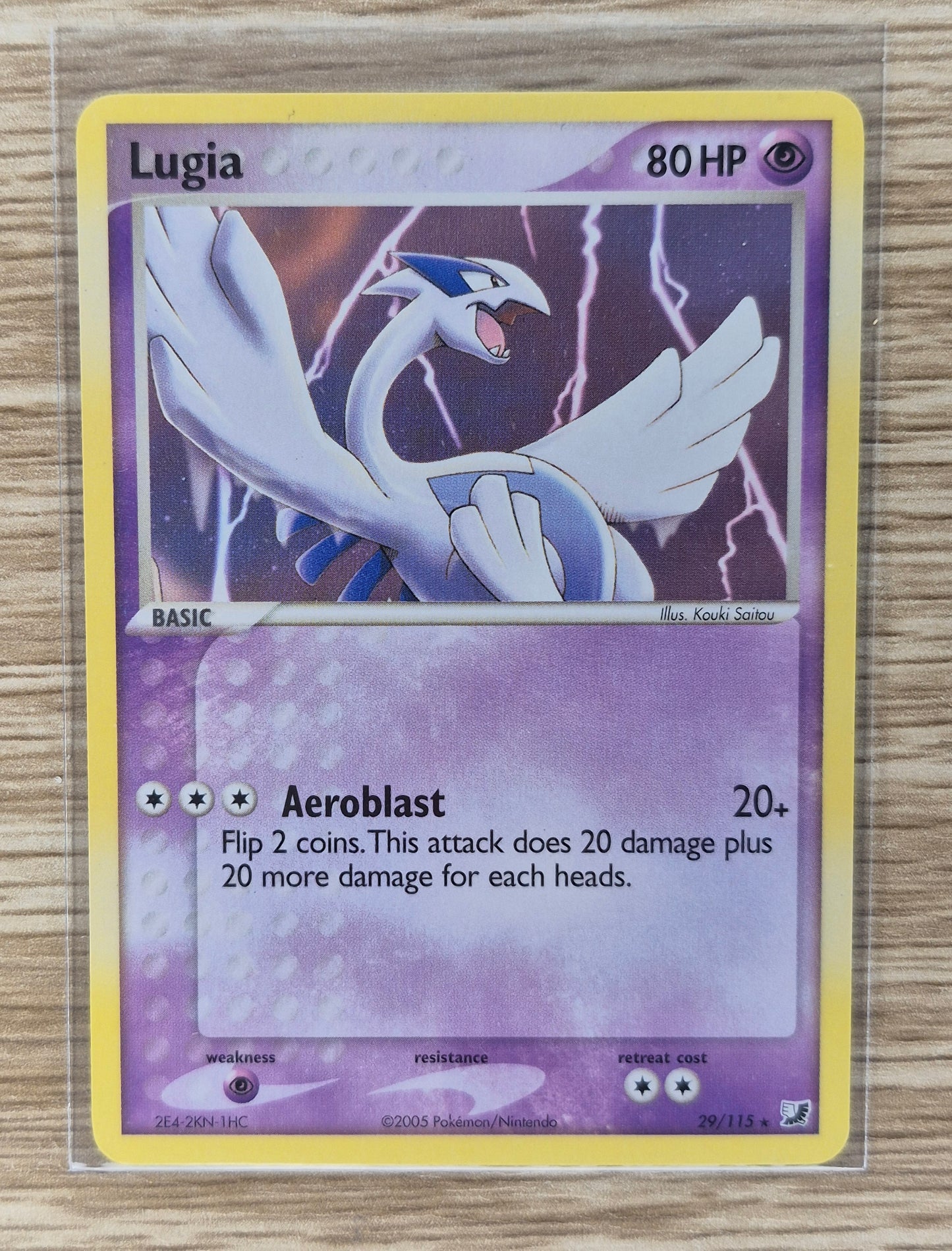 Pokemon Unseen Forces 29/115 Lugia Non Holo MP