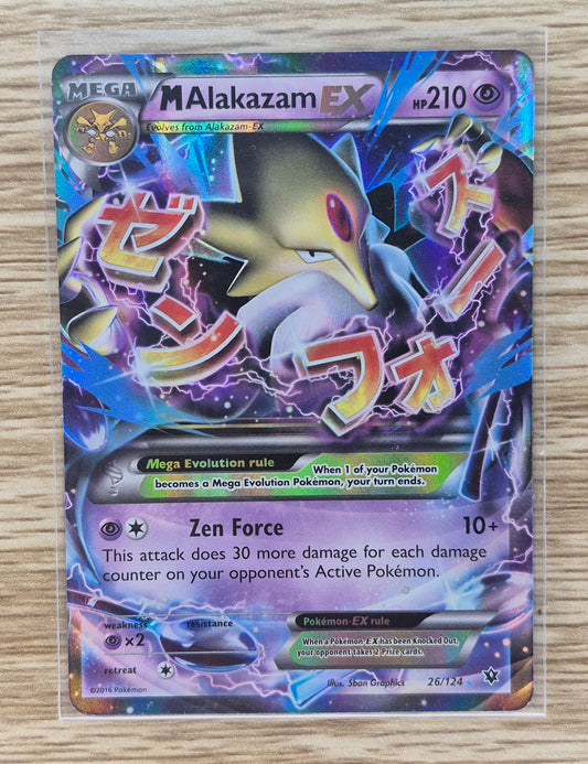 2016 Pokémon Fates Collide 26/124 M Alakazam EX