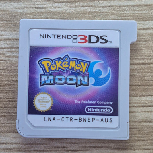 2016 Nintendo 3DS POKÉMON Moon AUS PAL CART TESTED