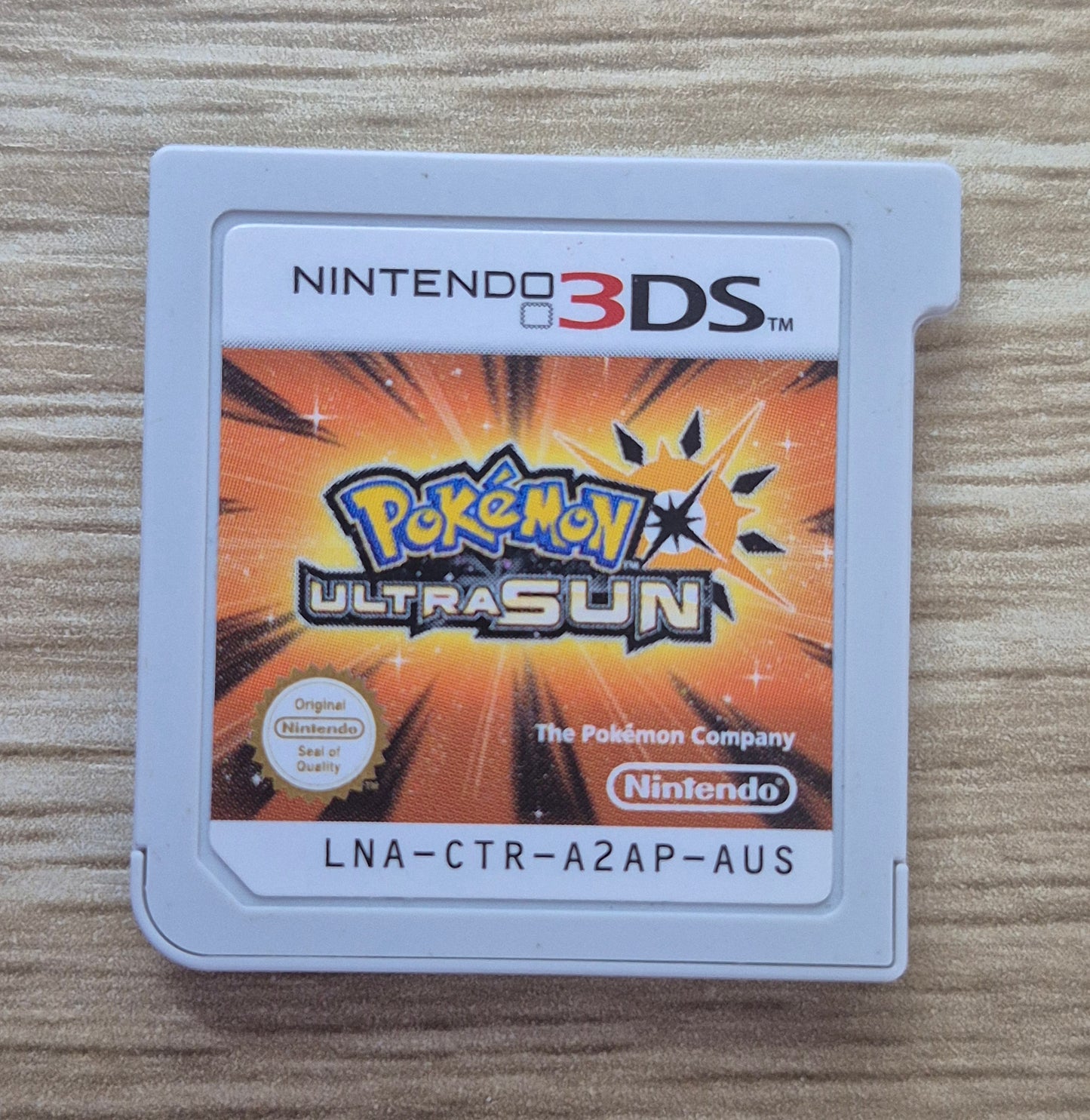 2017 Nintendo 3DS Pokémon Ultra Sun AUS PAL CART TESTED