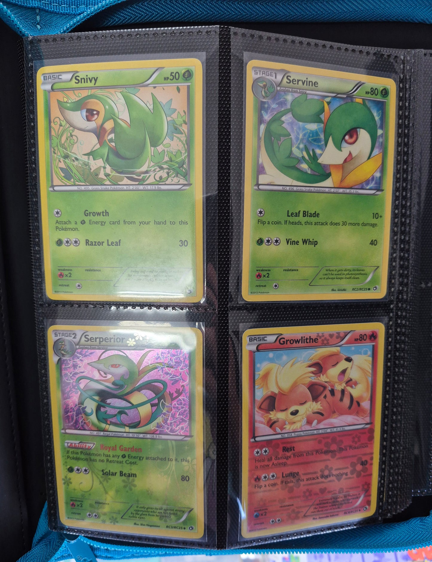 Pokemon Black & White Legendary Treasures Radiant Collection Complete Set RC1/RC25 in Ultra Pro Binder