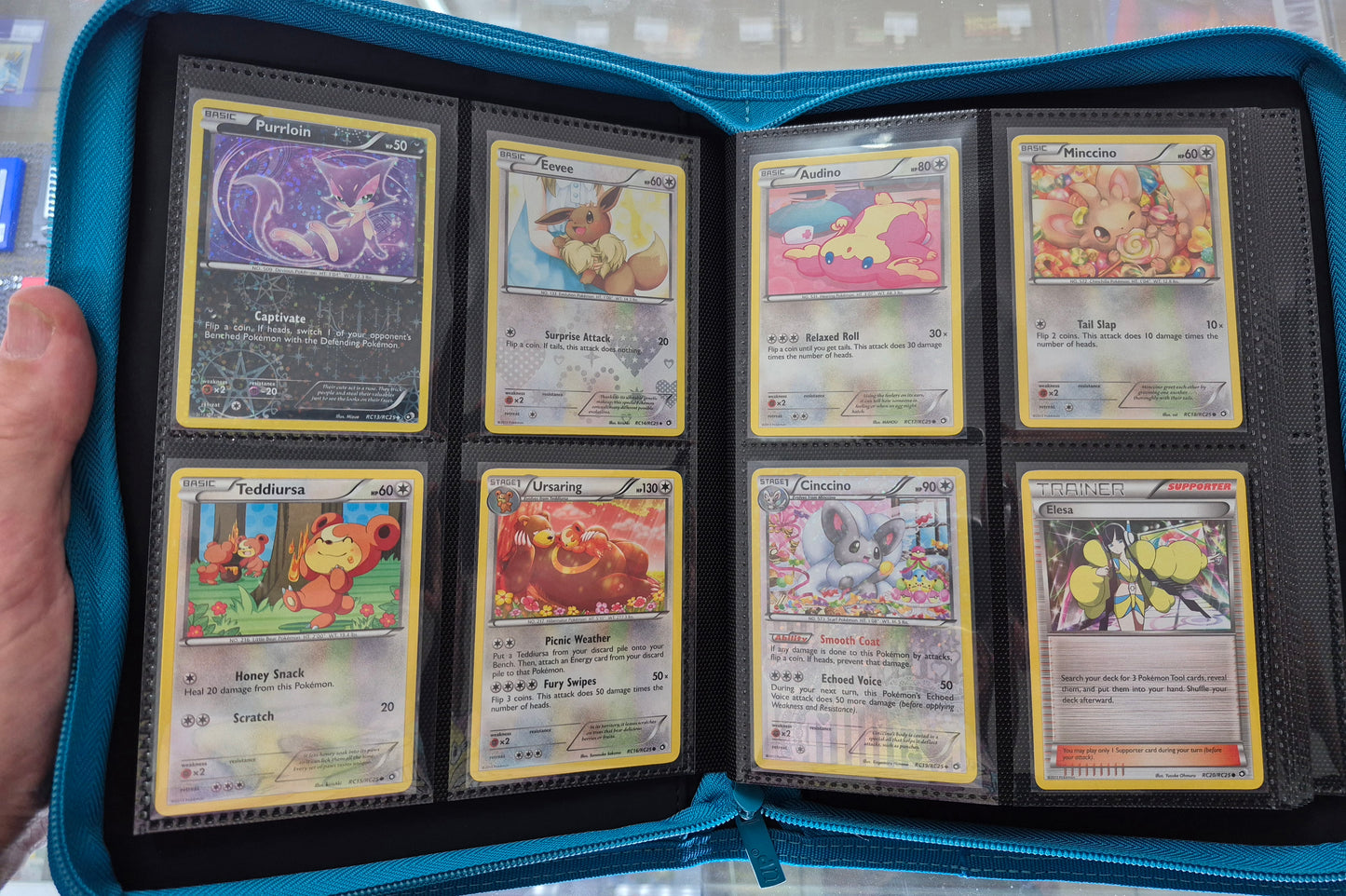 Pokemon Black & White Legendary Treasures Radiant Collection Complete Set RC1/RC25 in Ultra Pro Binder