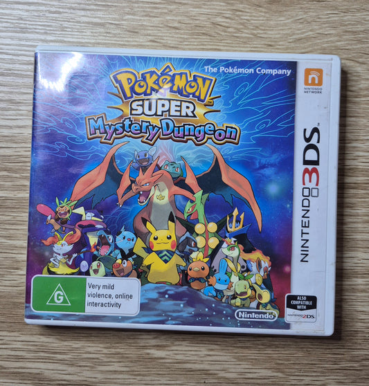 2016 Nintendo 3DS Pokémon Super Mystery Dungeon Tested in Case AUS