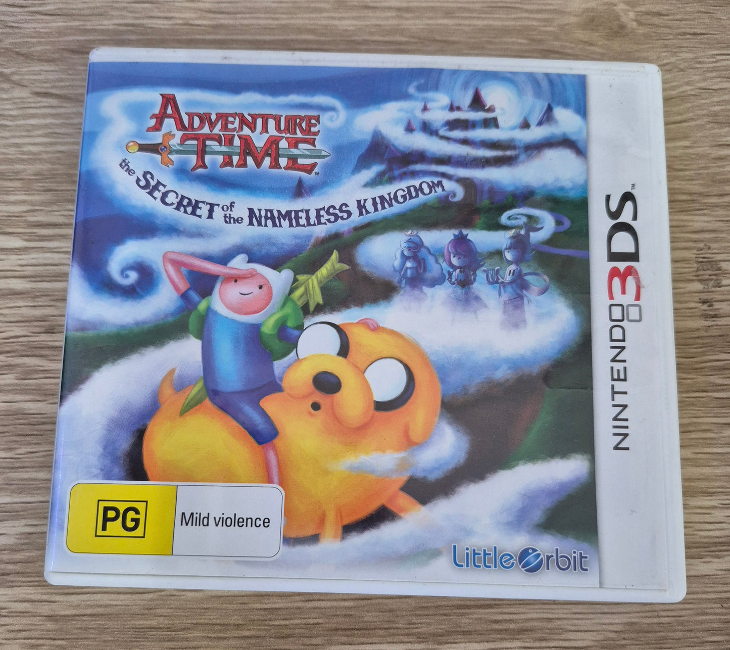 2014 Nintendo 3DS Adventure Time the Secret of the Nameles Kingdom in Case Tested EUR