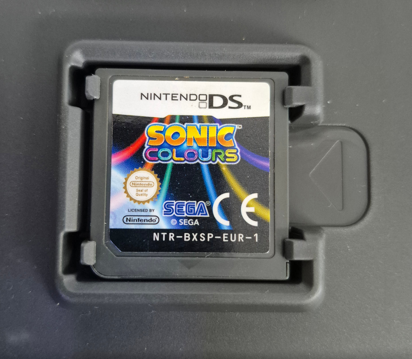 Nintendo DS SEGA SONIC COLOURS EUR CART CIB Tested