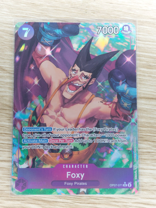 One Piece 2024 Foxy Alternate Art OP07-071