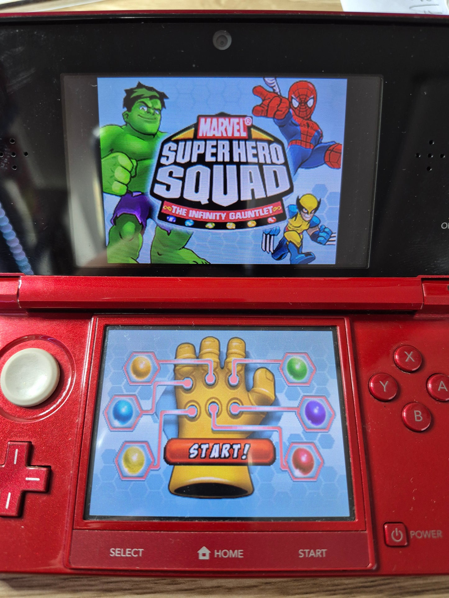 Nintendo DS Marvel Super Hero Squad EUR Cart Tested