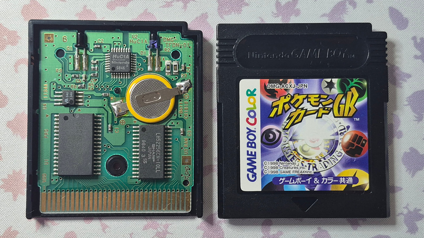 1998 Japanese Pokemon Pocket Monsters Trading Card Game Boxed Game Boy Color Like New (no Promo inc.)