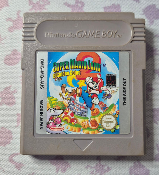 Nintendo Gameboy Super Mario Land 2 - 6 Golden Coins NEW Save Battery Tested