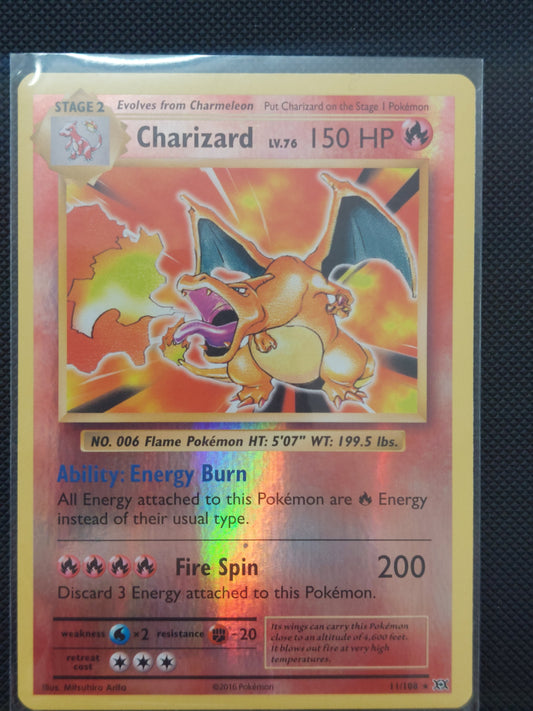 Pokemon 2016 Evolutions Charizard Reverse Holo 11/108