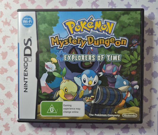 Pokemon Mystery Dungeon: Explorers of Time | Nintendo DS/2DS/3DS Game | AUS PAL Tested CIB