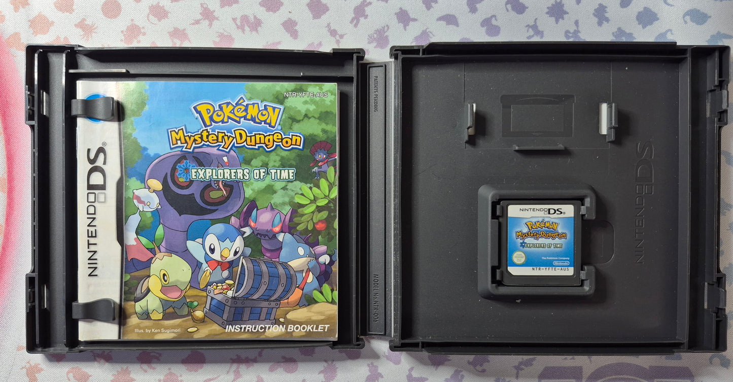 Pokemon Mystery Dungeon: Explorers of Time | Nintendo DS/2DS/3DS Game | AUS PAL Tested CIB