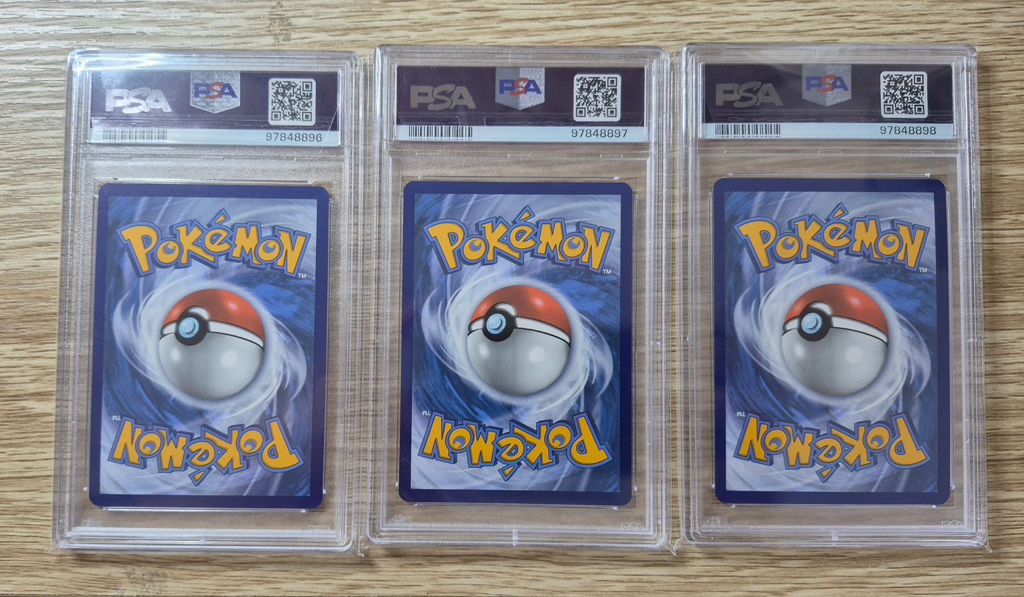 VENUSAUR 003/034 IVYSAUR 002/034 BULBASAUR 001/034 PSA 10 CLV SEQUENTIALLY NUMBERED SET ENGLISH