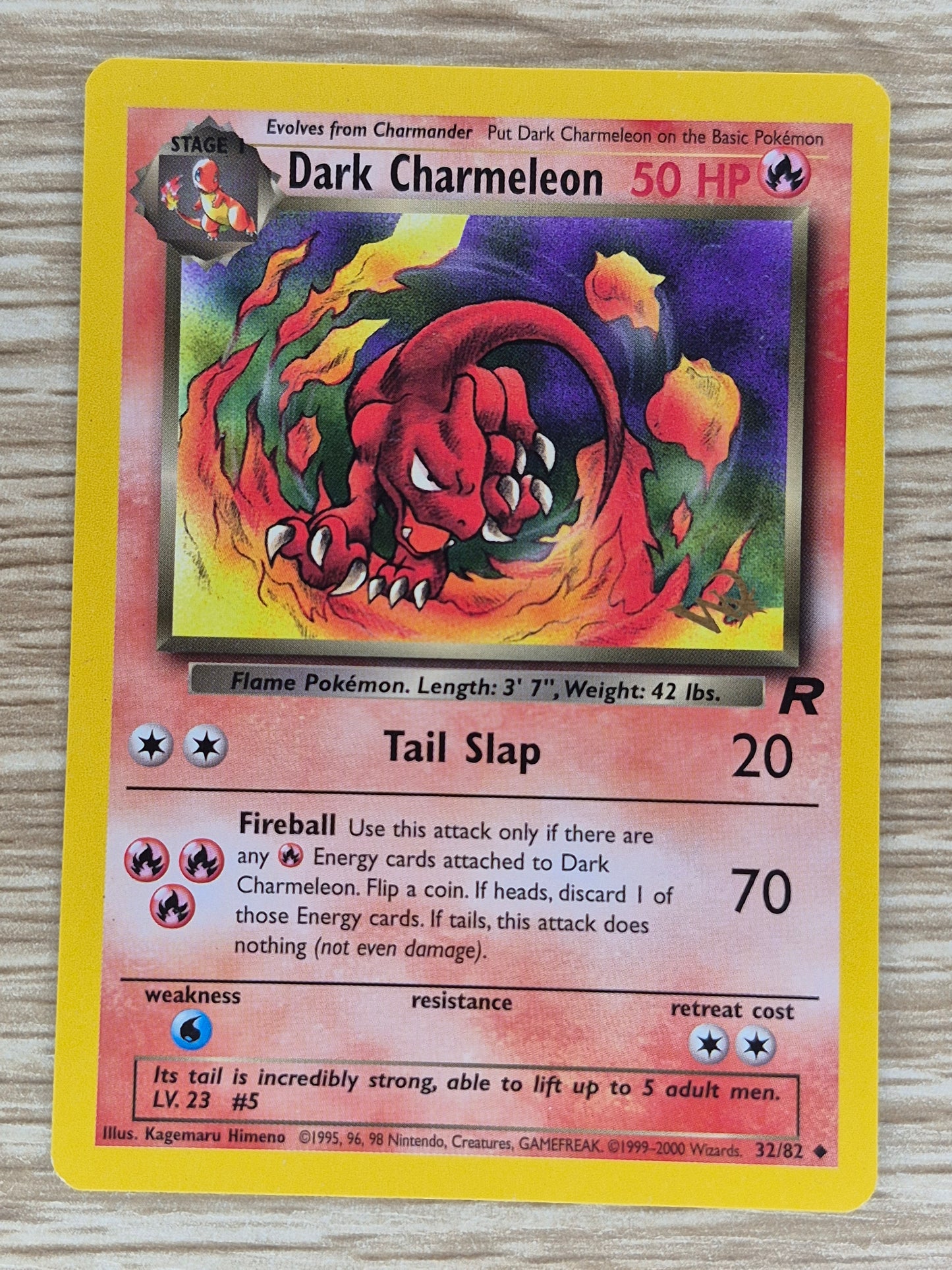 2001 Pokemon Game Promo 32/82 Dark Charizard Kraft Wizards Gold Stamp NM