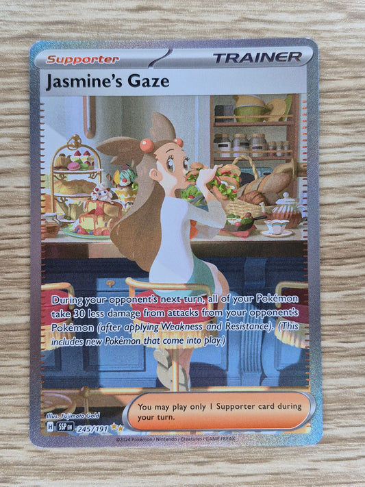 2024 Pokémon Surging Sparks 245/191 Jasmine's Gaze Special Illustration Rare NM