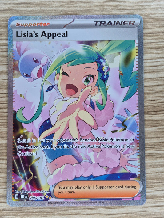 2024 Pokémon Surging Sparks 246/191 Lisia's Appeal Special Illustration Rare