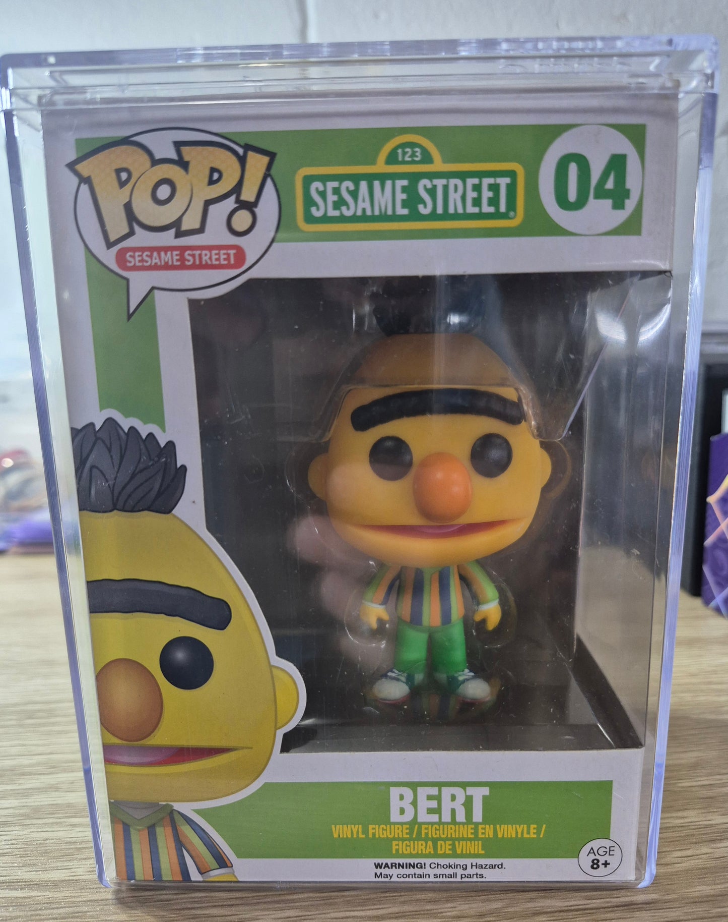 2015 Pop! Vinyl Vaulted Sesame Street BERT 04 in Pop Stack