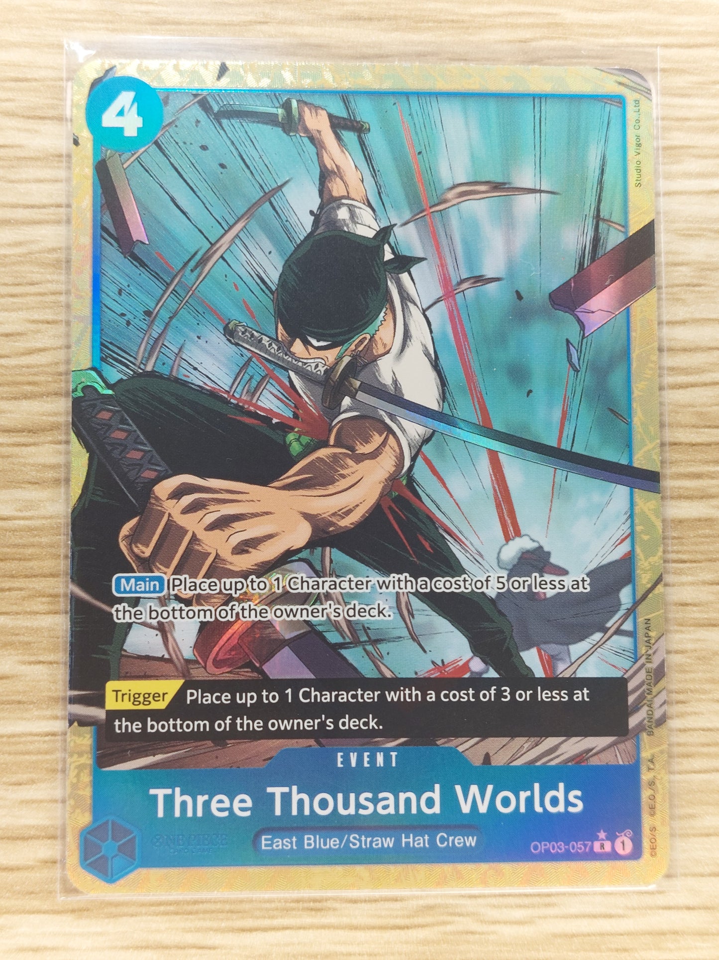 One Piece Three Thousand Worlds Event Alternate Art OP03-057, PRB01