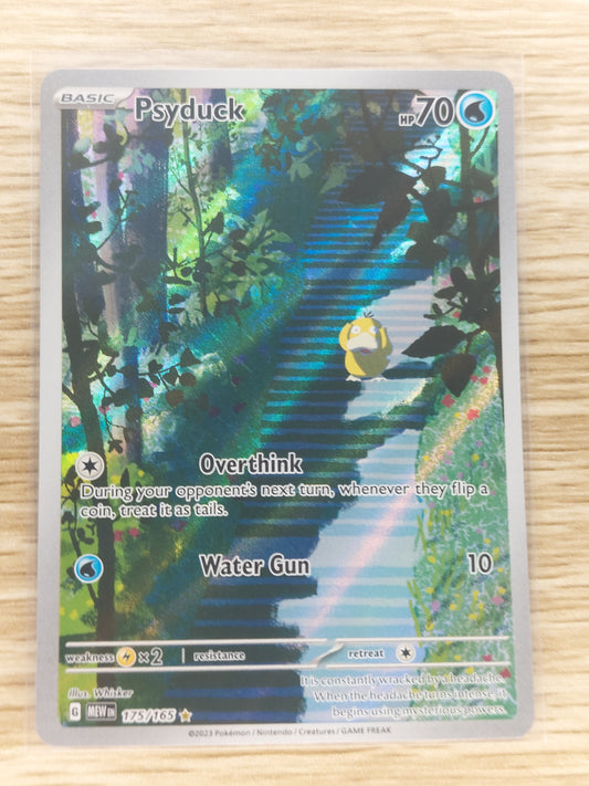 Pokemon 2023 Sv151 Psyduck Illustration Rare 175/165