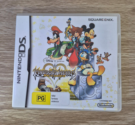 Nintendo DS Square Enix Kingdom Hearts Re:Coded CIB Tested (AUS PAL)