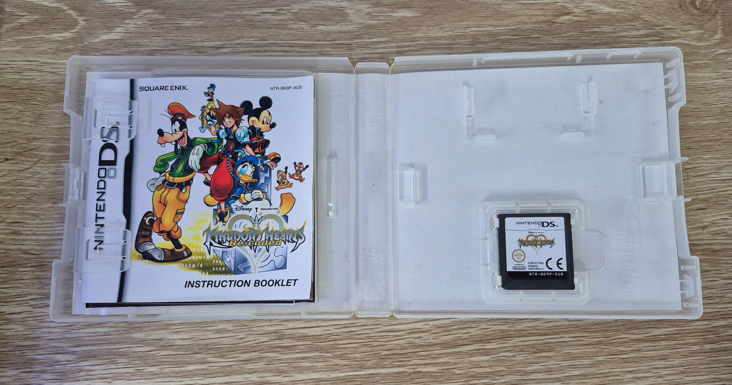 Nintendo DS Square Enix Kingdom Hearts Re:Coded CIB Tested (AUS PAL)