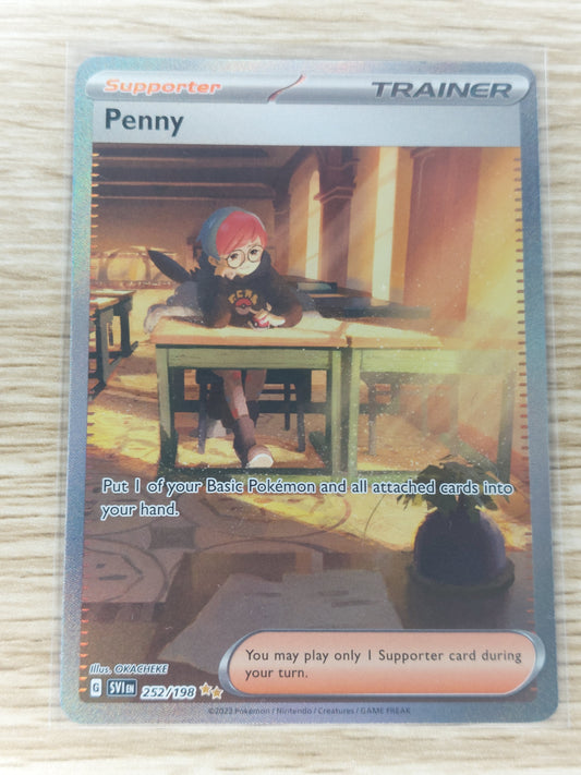 Pokemon 2023 Penny Special Illustration Rare S&V Base Set 252/198
