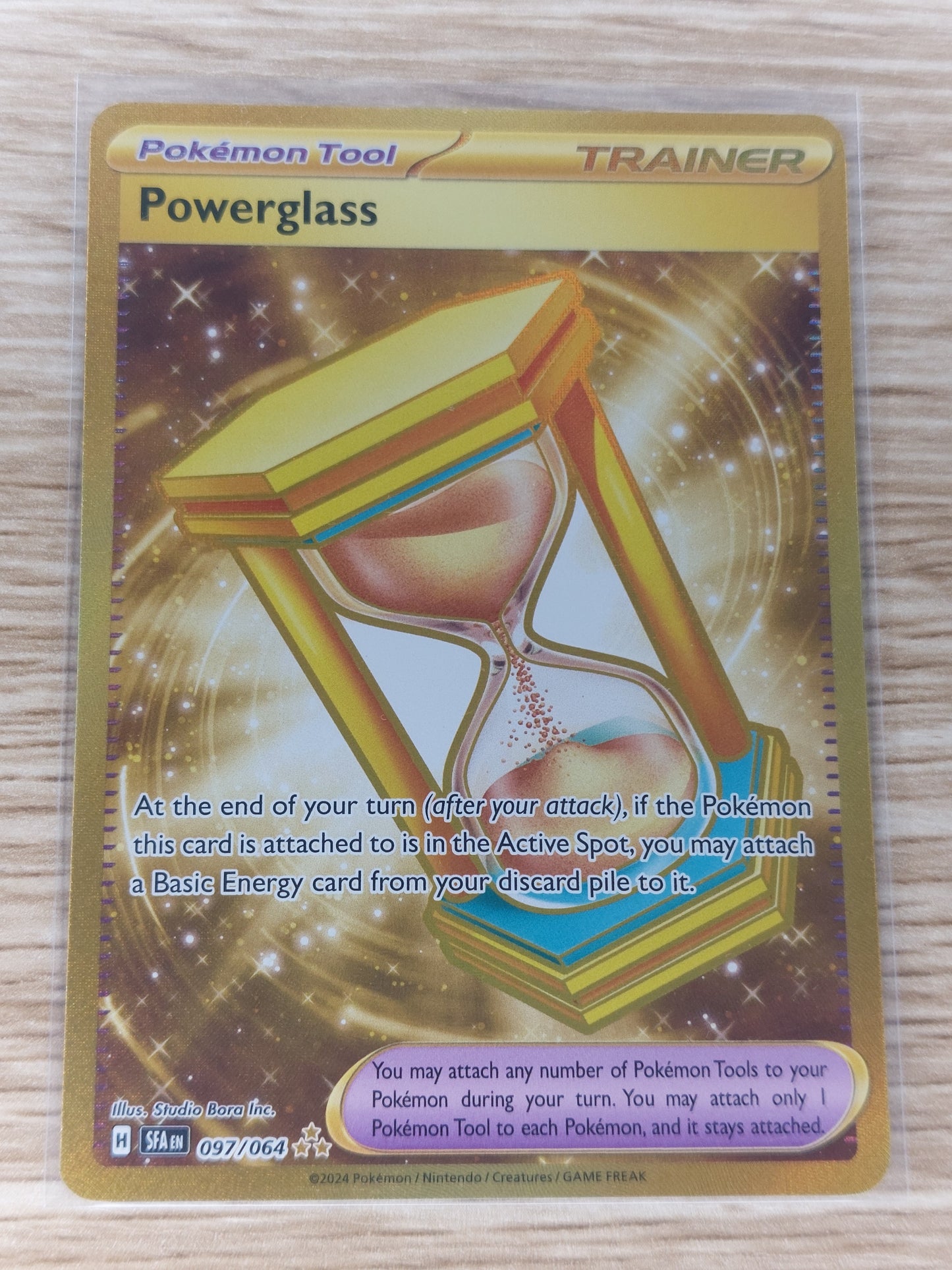 Pokemon 2024 Powerglass Hyper Rare Shrouded Fable 097/064